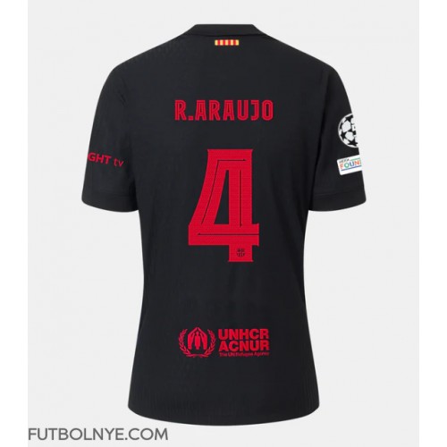 Camiseta Barcelona Ronald Araujo #4 Visitante Equipación 2024-25 manga corta